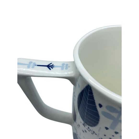 Donna Wilson‎ Sprig Blue White Pitcher 2009 Rare Bone china United Kingdom